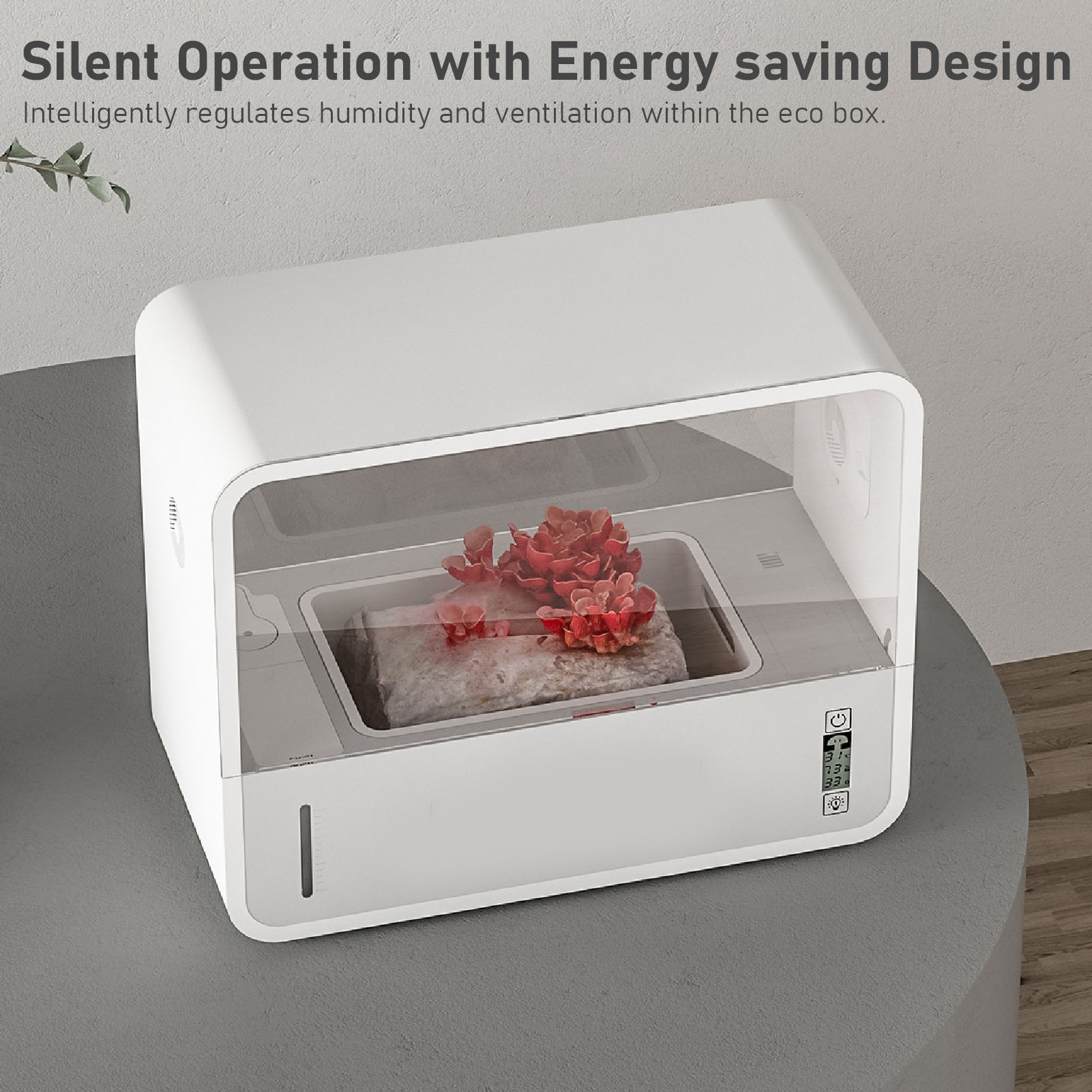 Smart Garden Domes - Paddestoelkweekent Slimme grondloze transparante weergave Automatische