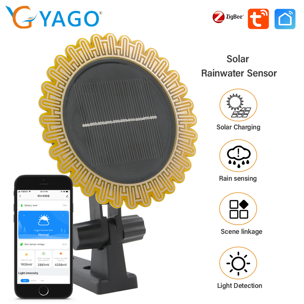 Smart Garden Valve - Tuya Zigbee zonne-zonlicht- en regenwatersensor 2