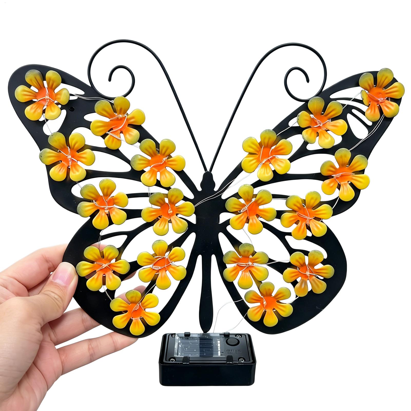 Smart Garden Lighting System - Solar Garden Lights Metal Art LED