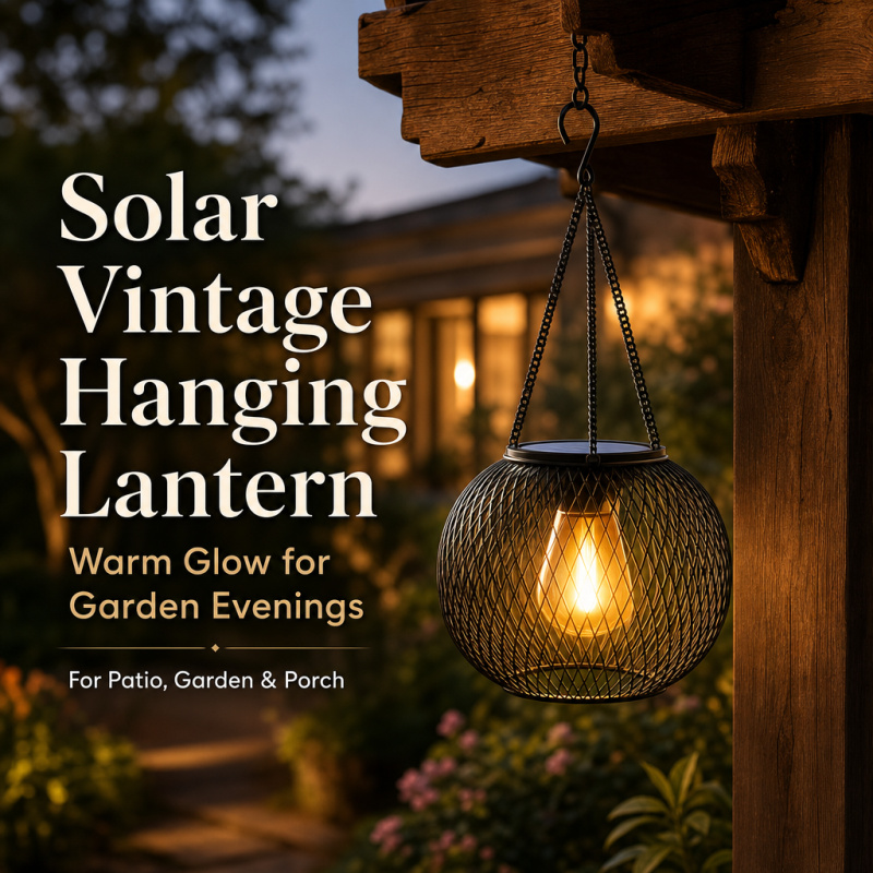 Smart Garden Solar - Op zonne-energie werkende LED hangende vloerlamp