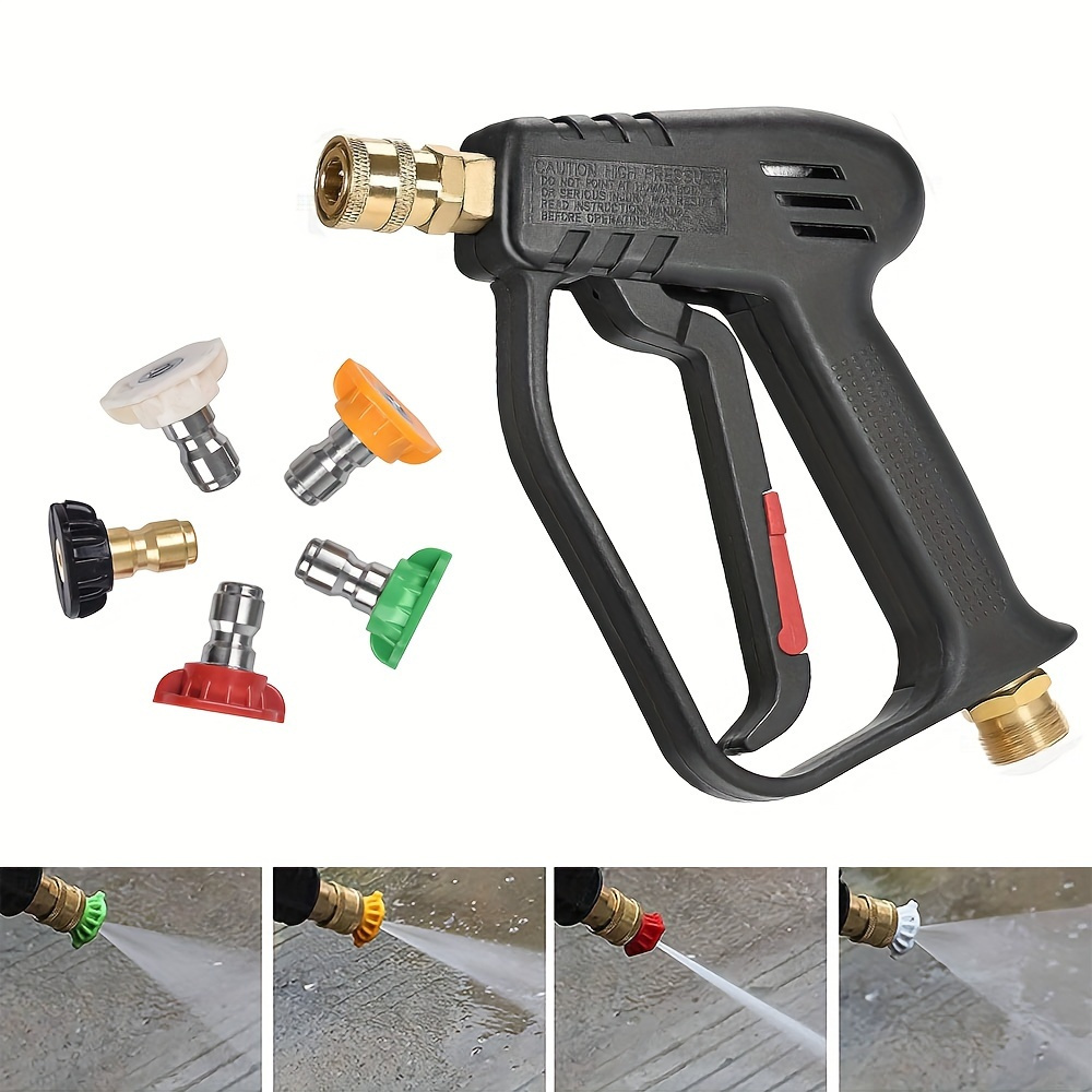 Smart Garden Hub - 4000PSI hogedrukreinigerpistool met 5 kleurensproeiers, 1/4