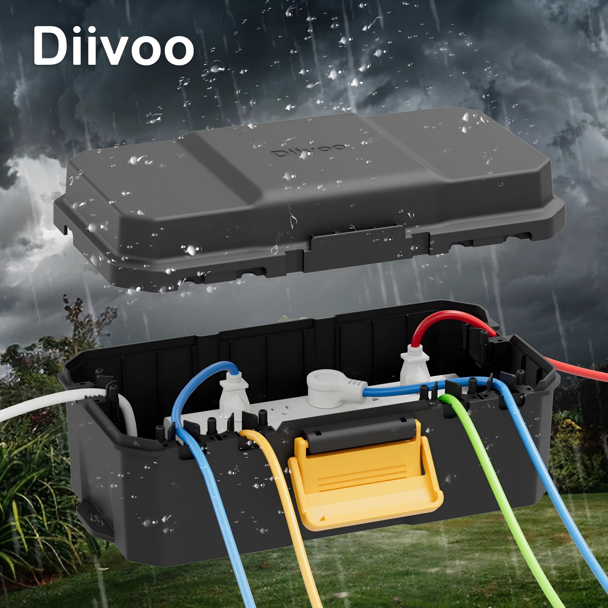 Smart Garden Hub - Diivoo waterdichte elektrische kast buiten kabelverbinding