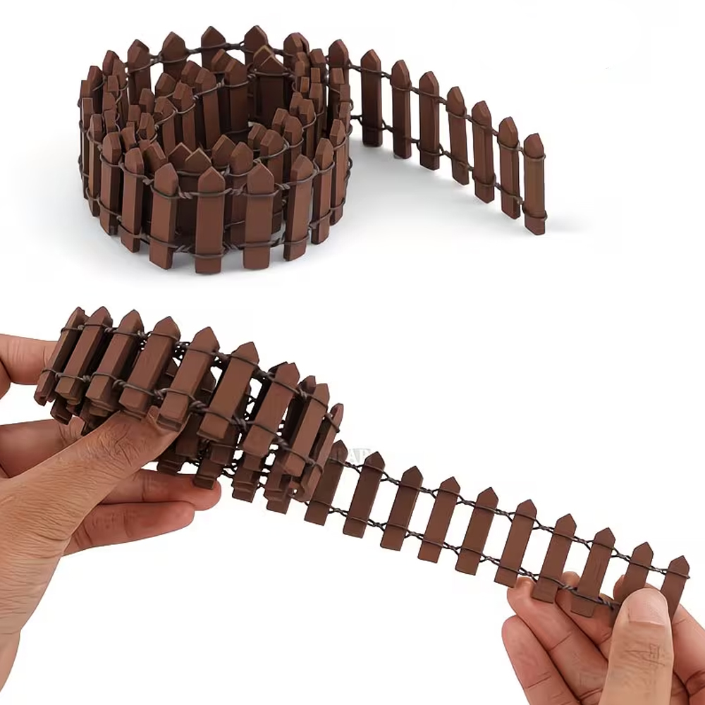 Smart Garden Edging - Mini houten hekset, gladde randen -