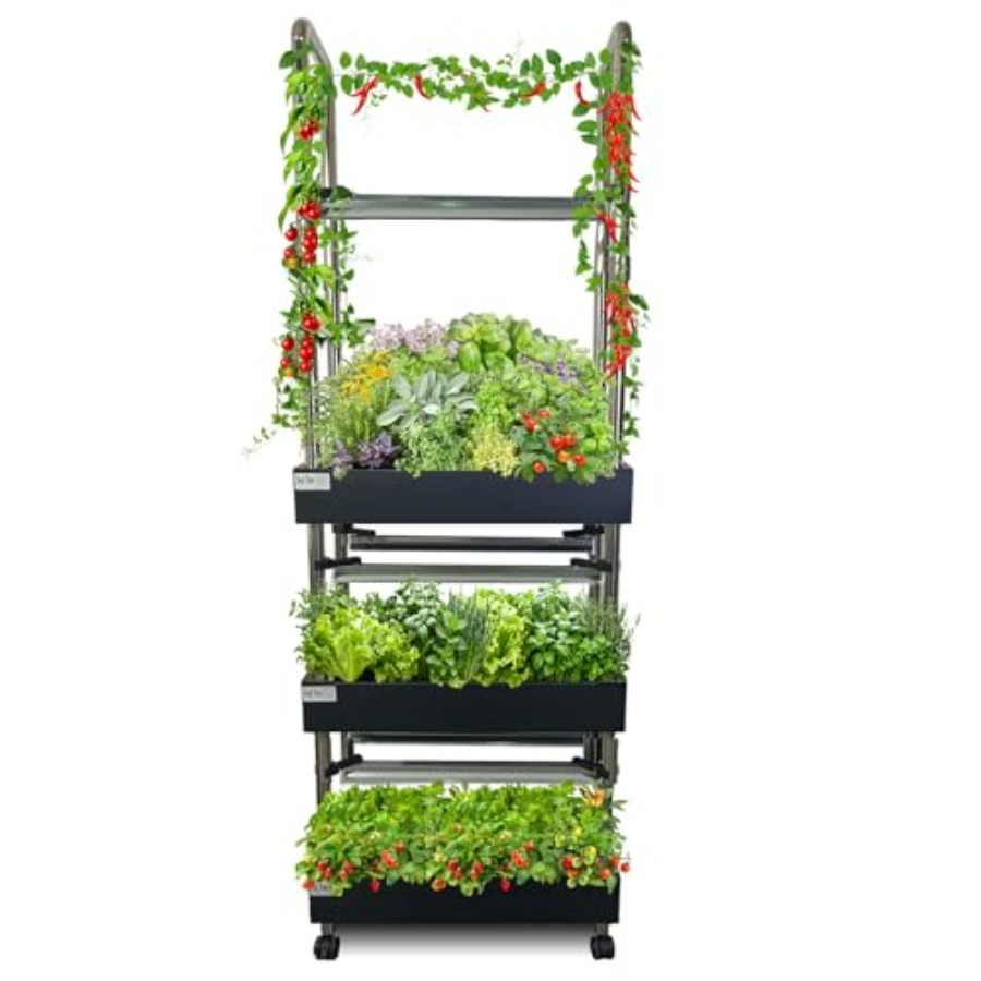 Smart Garden Lighting System - Indoor hydroponisch kweeksysteem: verticale tuin met
