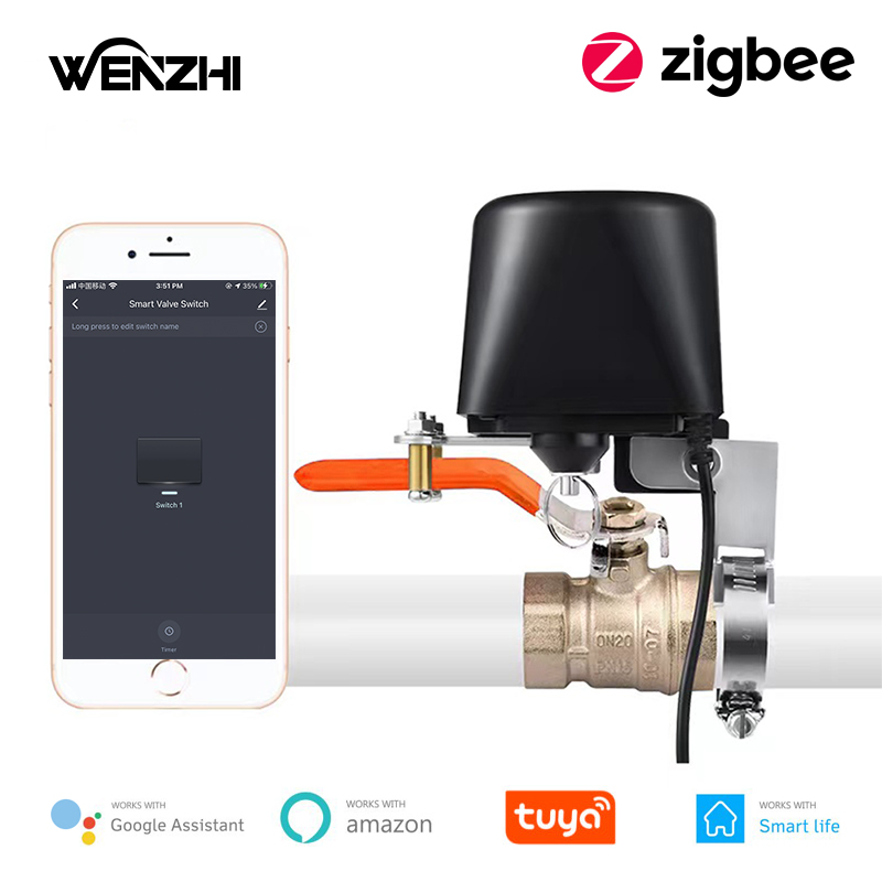 Smart Garden Valve - ZigBee Water-/Gasklep Afstandsbediening Systeem Voor Poort