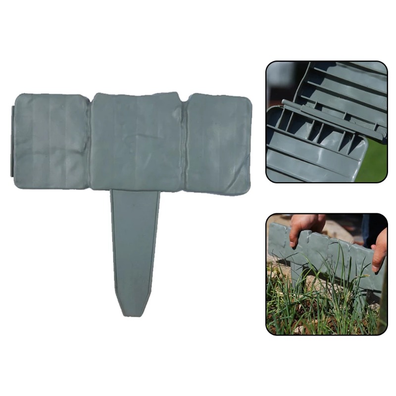 Smart Garden Edging - 10 stuks Imitatie Stenen Tuinafscheiding Plantensteunen