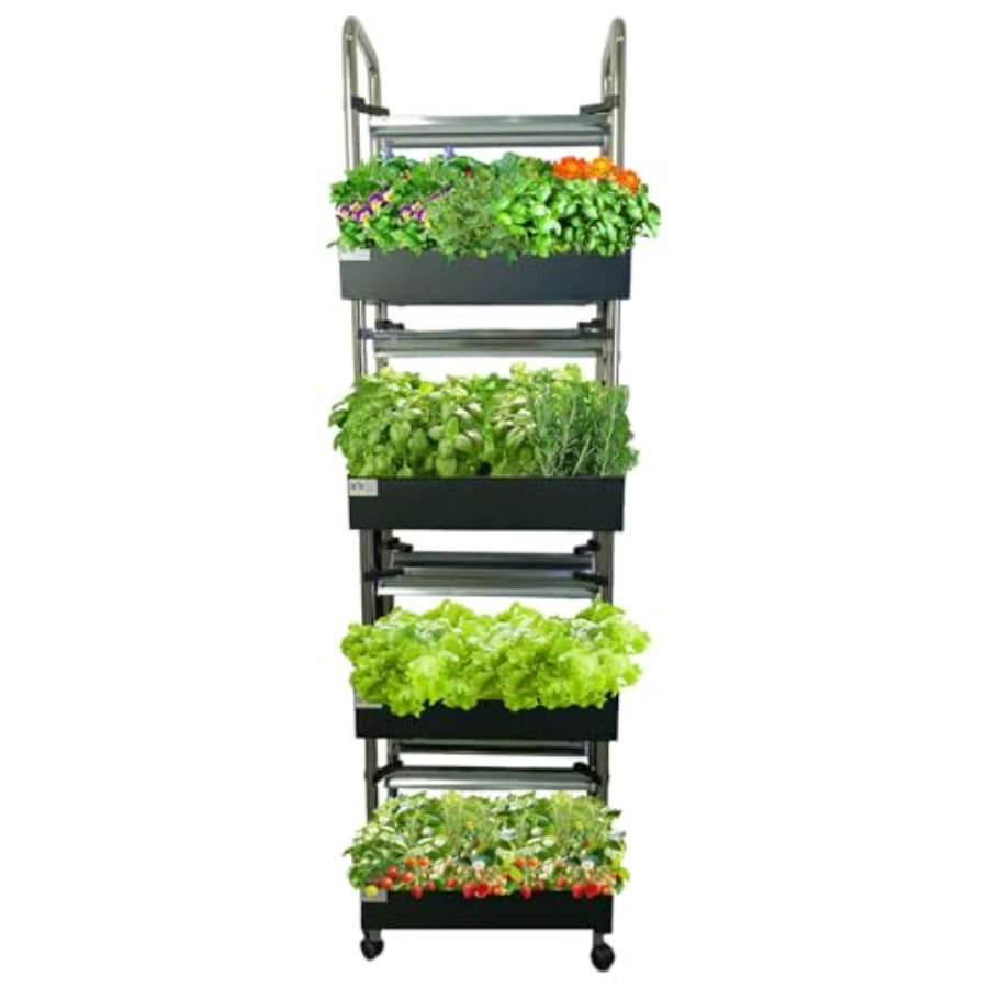 Smart Garden Lighting System - Indoor hydroponisch kweeksysteem: verticale tuin met