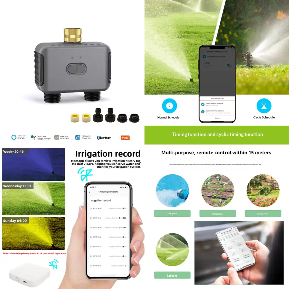 Smart Garden Valve - Qwinn 2026-Smart Home Garden 2-weg irrigatieklep