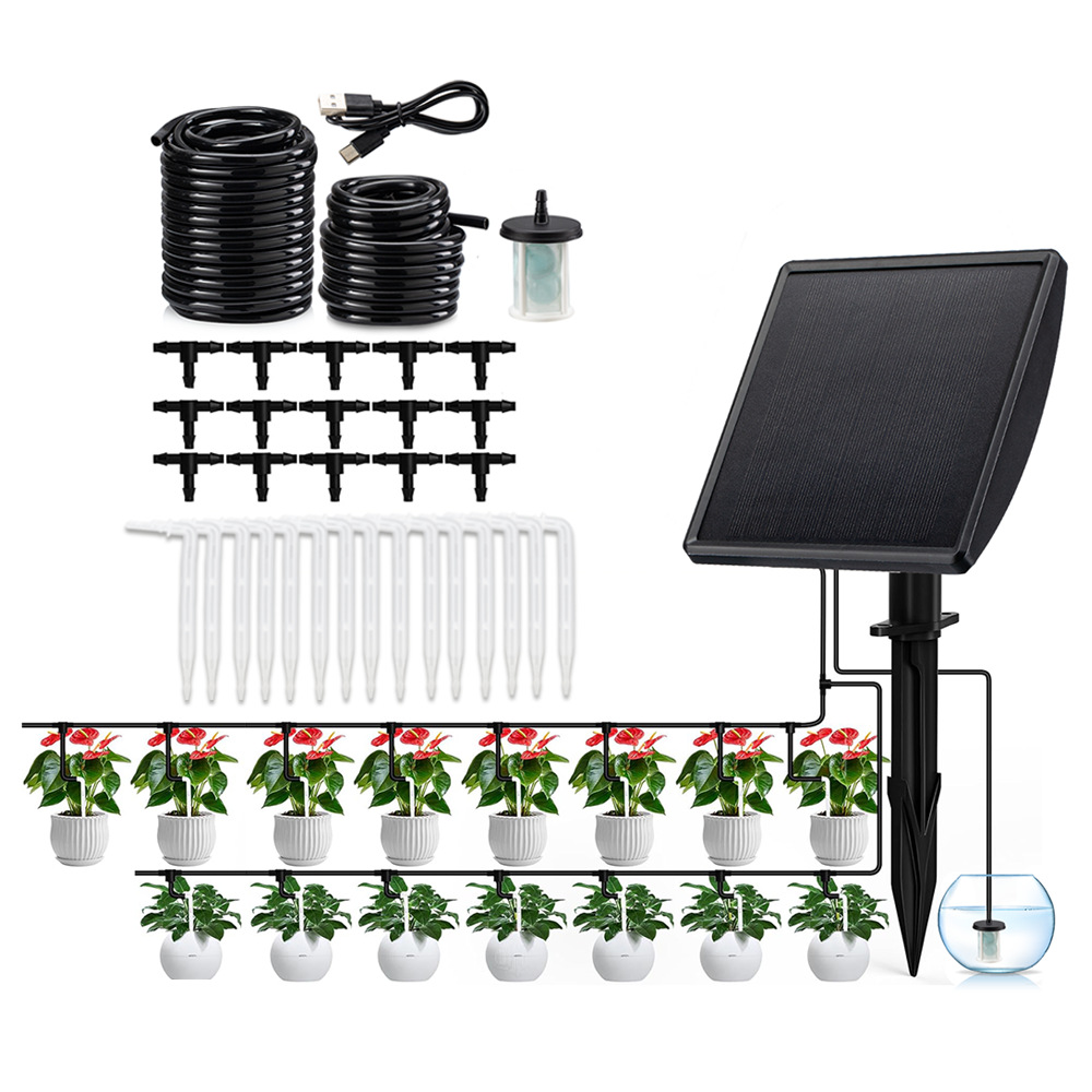 Smart Garden Solar - Automatische druppelirrigatiepomp op zonne-energie, slim bewateringssysteem
