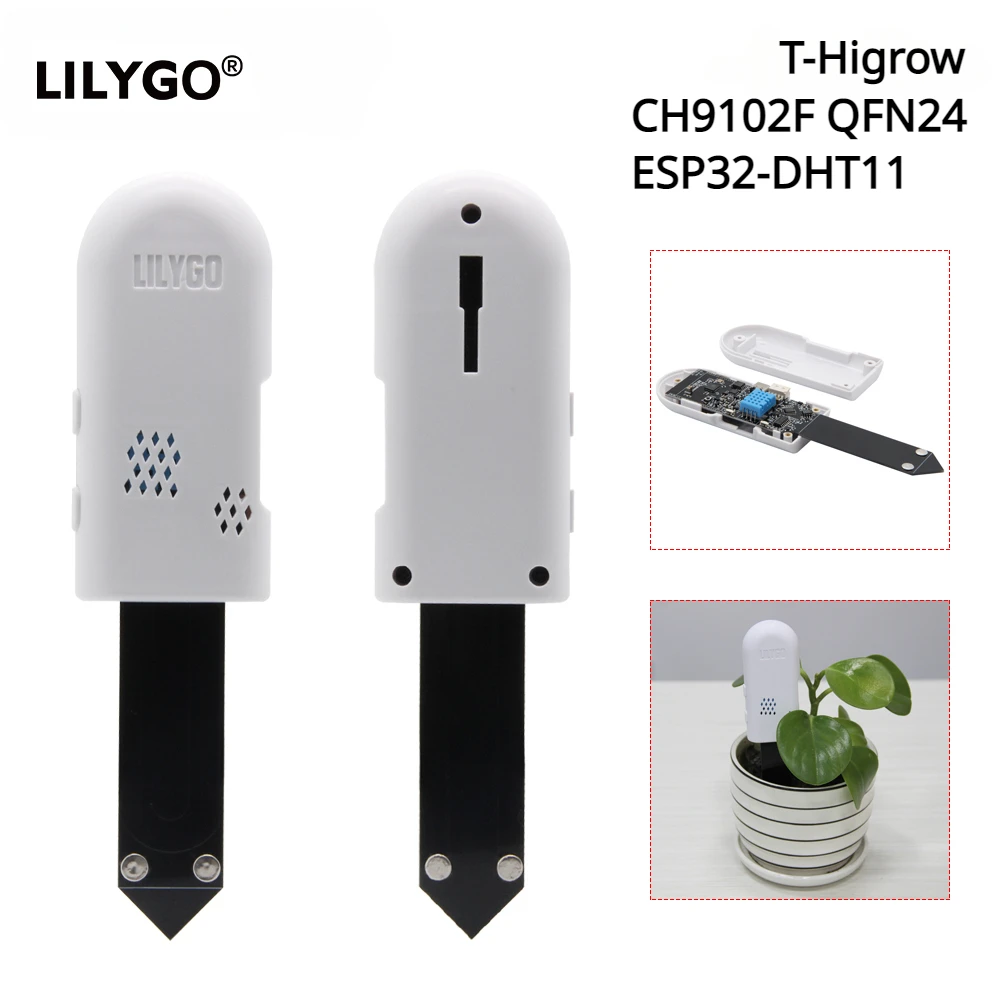 Smart Garden Esp32 - Lilygo®T-Higrow Esp32 Grondtester Dht11 Bem280 Tuinbloemen