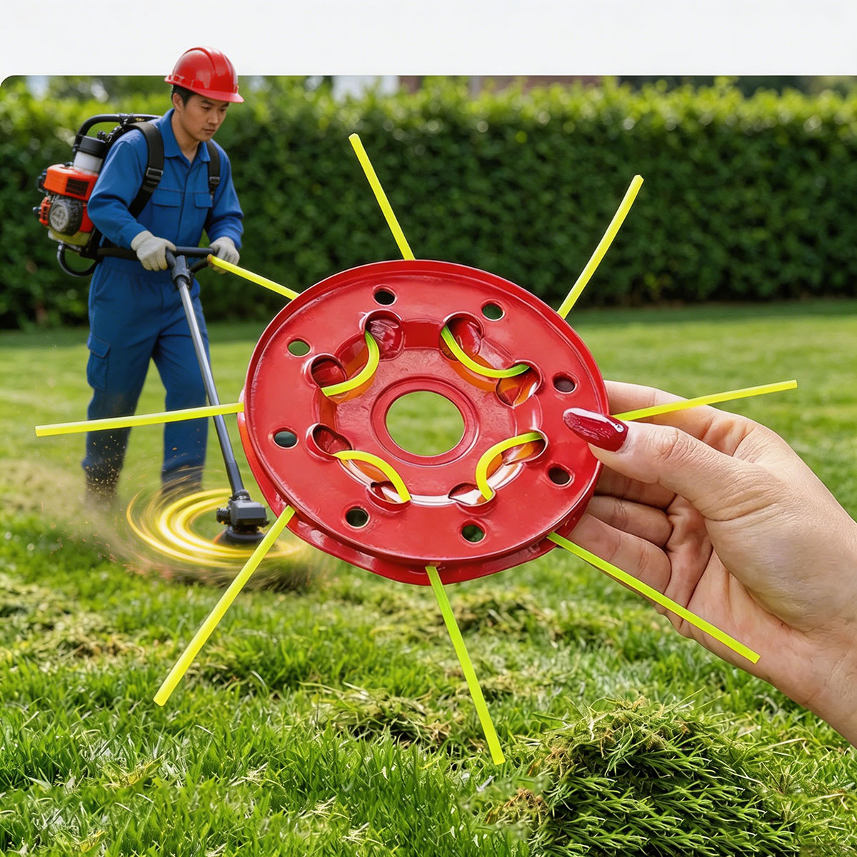 IJzeren 8-gaats schijf grasmaa - Smart Garden Edging recensie en prijs
