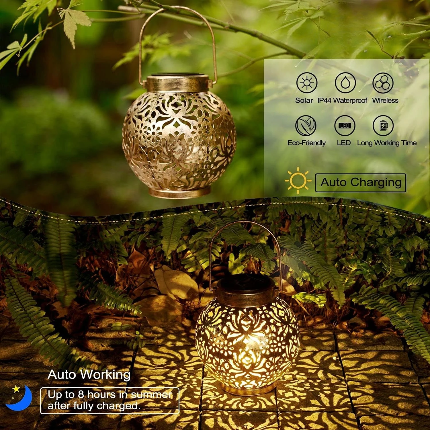 1-6PCS Marokkaanse zonne-lanta - Smart Garden Solar recensie en prijs