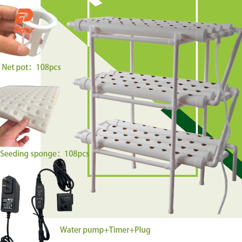108-gats hydrocultuur kweeksys - Aquaponics Home Kit recensie en prijs