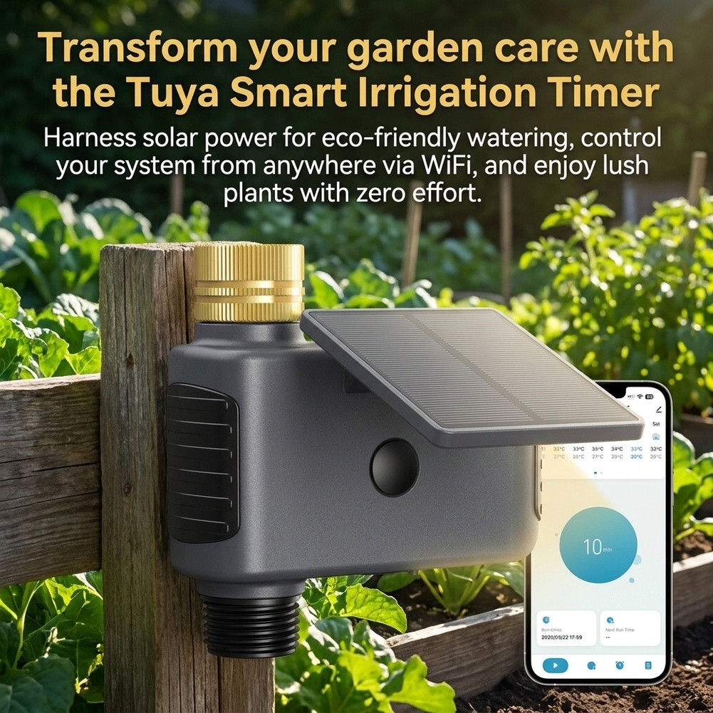 Slimme WiFi Solar Irrigatie Ti - Smart Garden Valve recensie en prijs