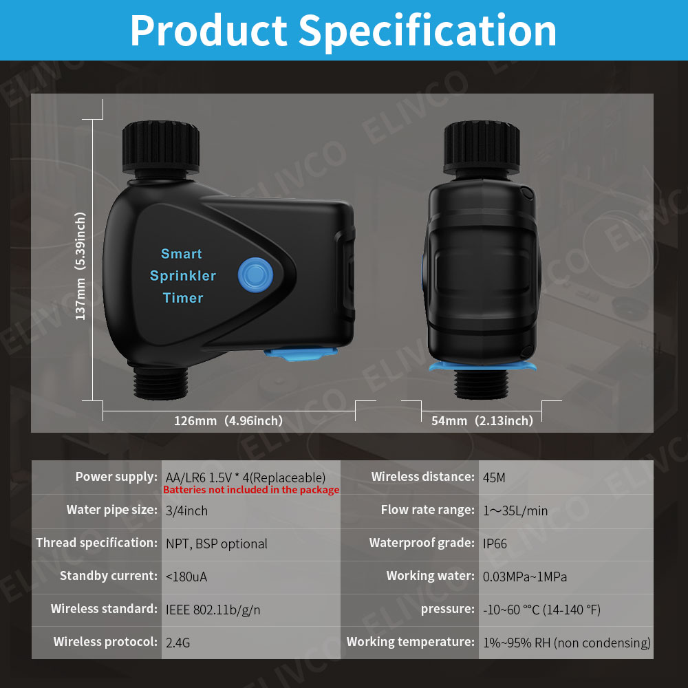 Tuya WiFi Smart Water Device m - Smart Garden Valve recensie en prijs