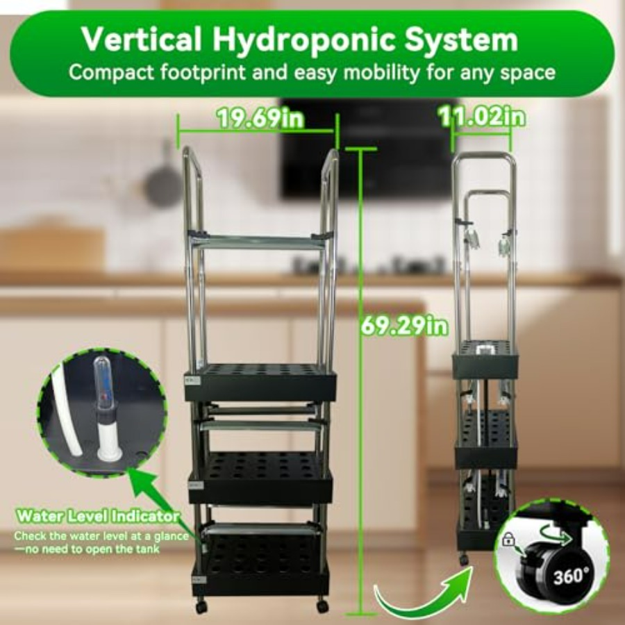 Indoor hydroponisch kweeksyste - Smart Garden Lighting System recensie en prijs