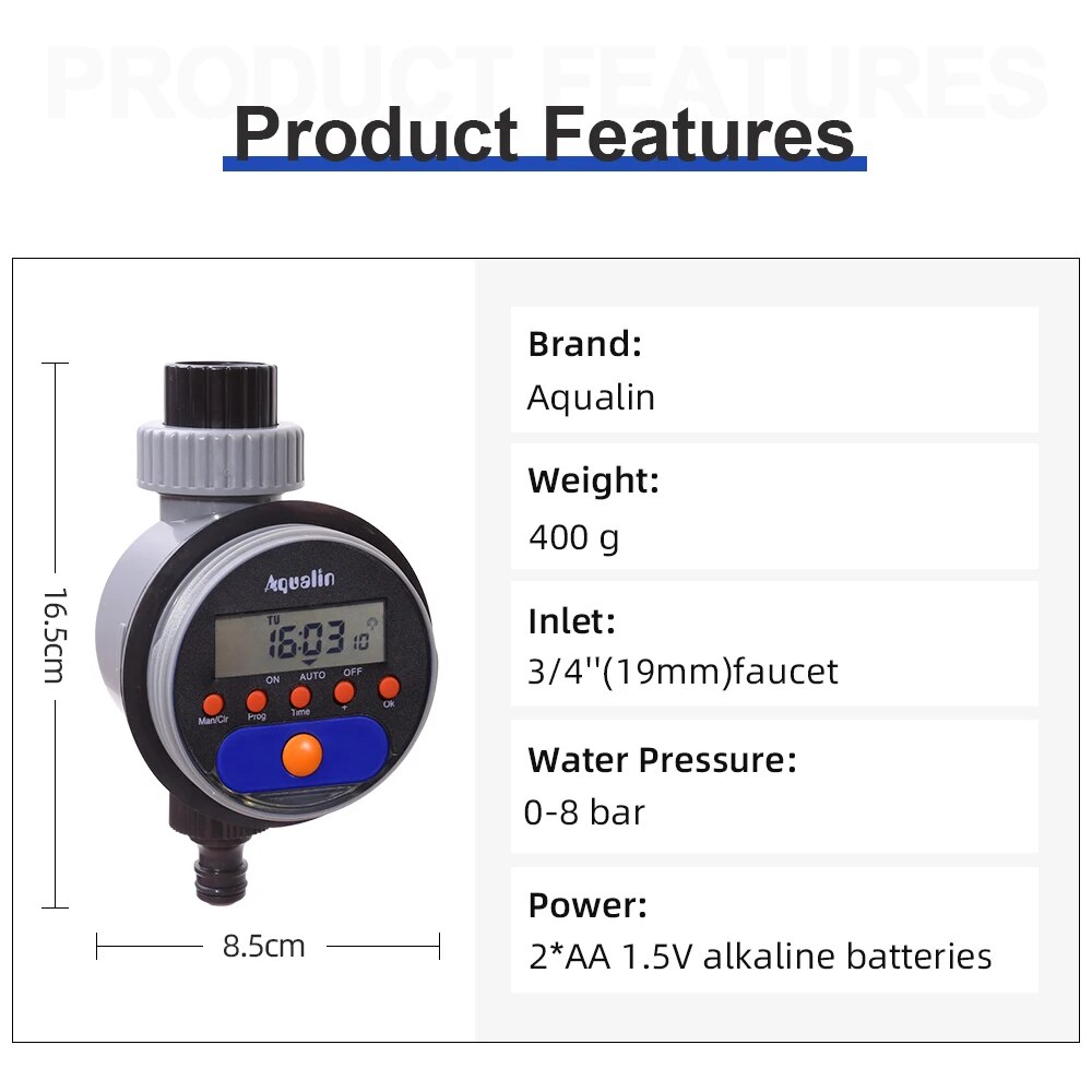 Automatische LCD-display Water - Smart Garden Valve recensie en prijs