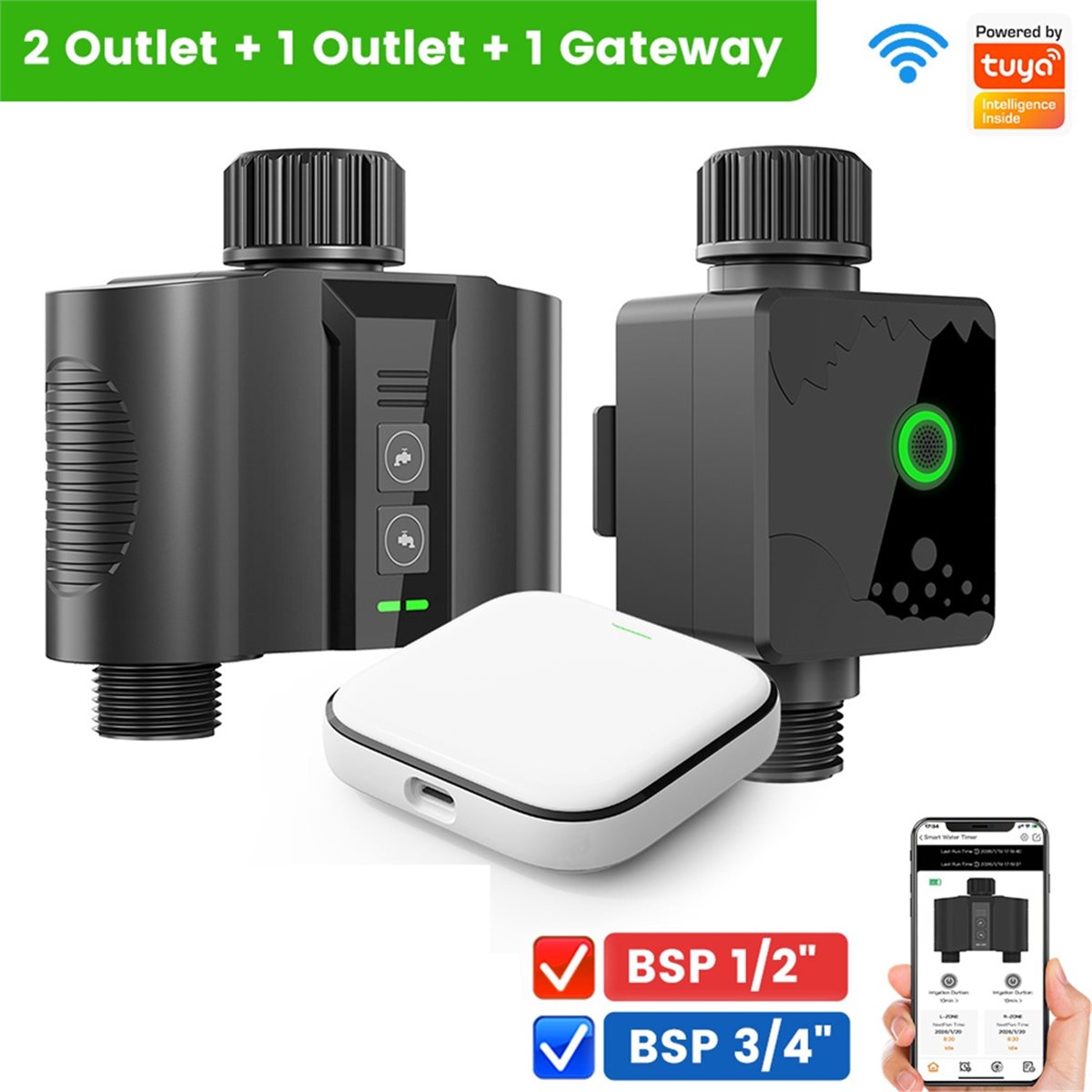 Y17A 1 Set WiFi Water Timer vo - Smart Garden Valve recensie en prijs