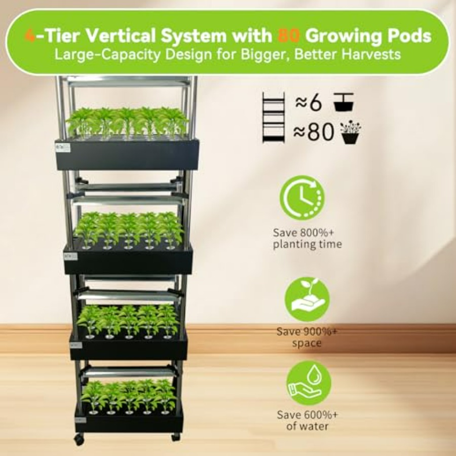 Indoor hydroponisch kweeksyste - Smart Garden Lighting System recensie en prijs