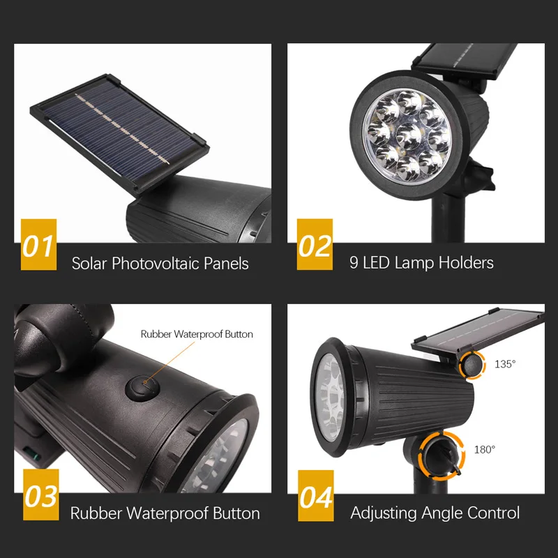 1/2PCS Solar Landscape Lights  - Smart Garden Lighting System recensie en prijs