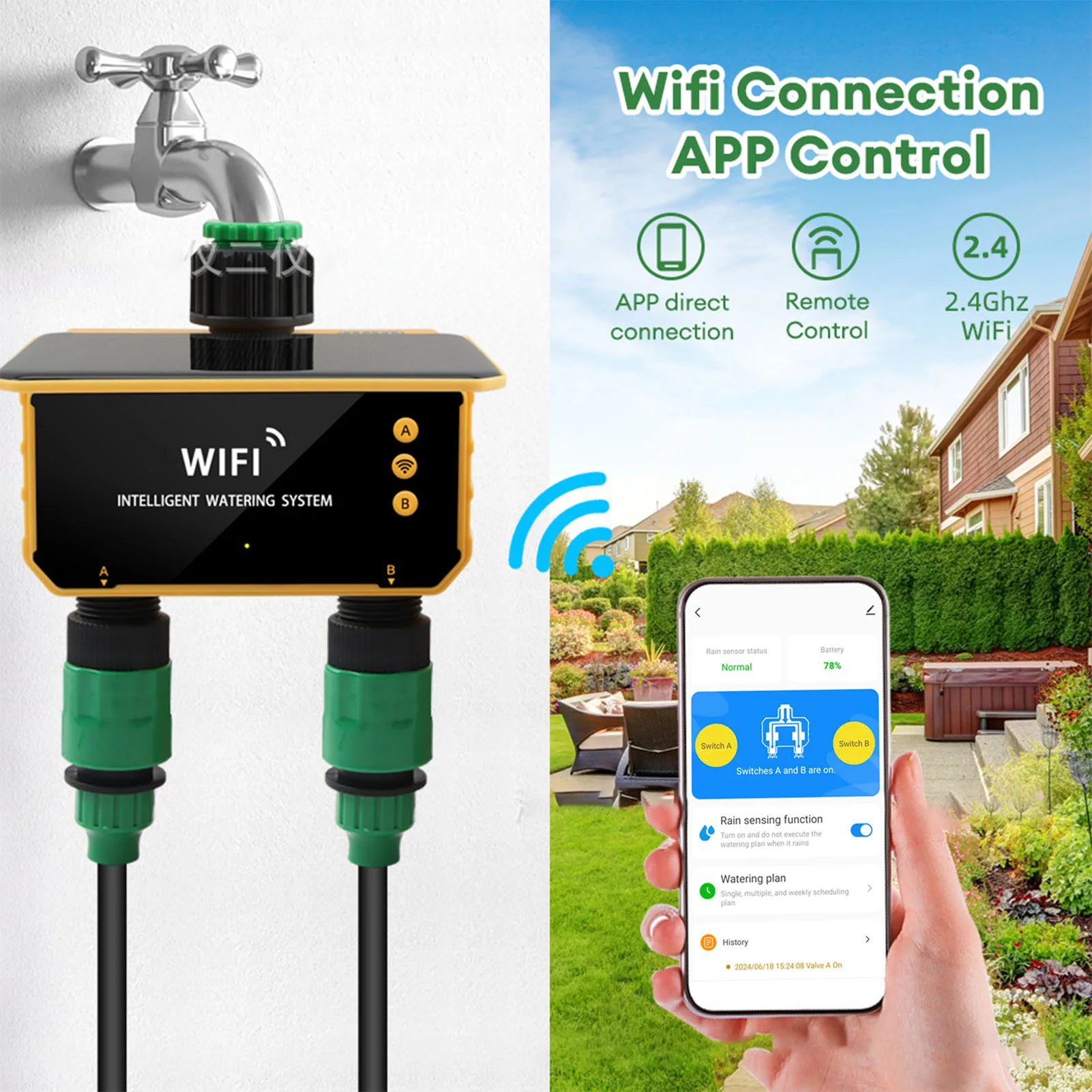 Solar WiFi Smart Irrigatie Tim - Smart Garden Solar recensie en prijs