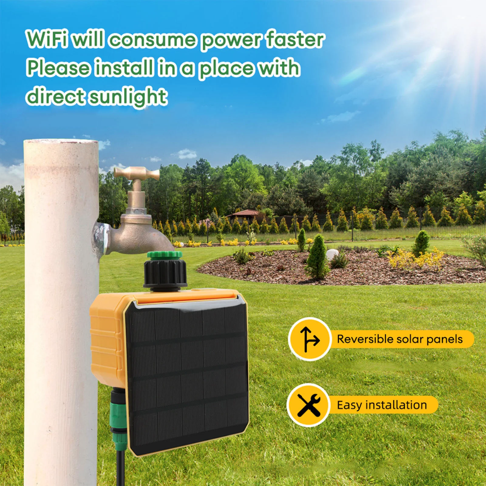 Solar WiFi Smart Irrigatie Tim - Smart Garden Solar recensie en prijs