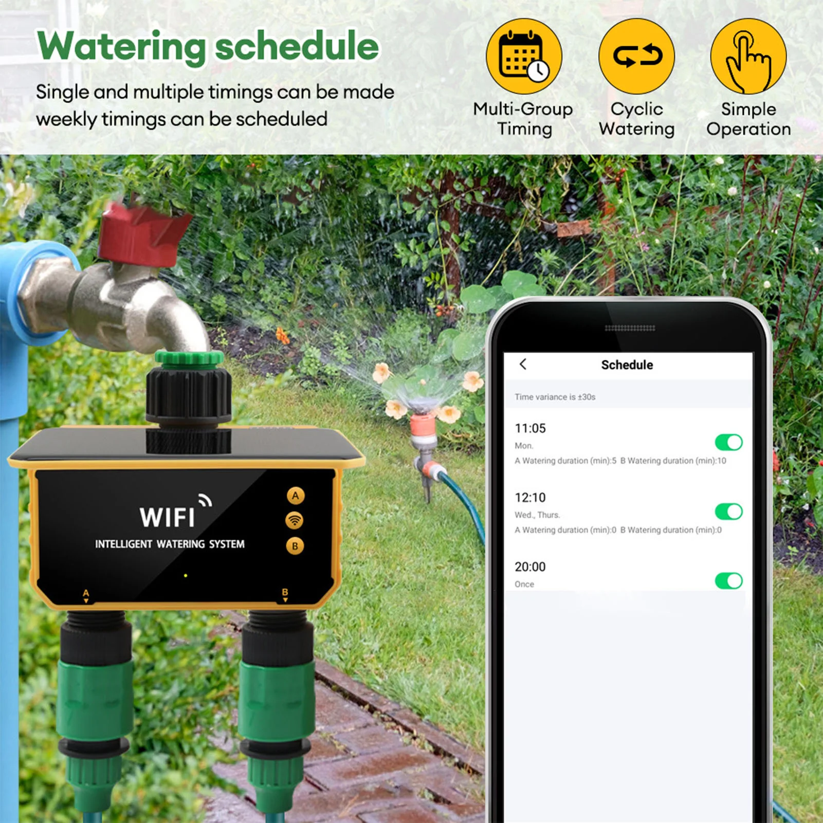 Solar WiFi Smart Irrigatie Tim - Smart Garden Solar recensie en prijs